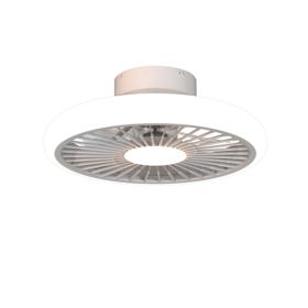 M8231  Turbo 55W LED Dimmable Ceiling Light & Fan; Remote Controlled White